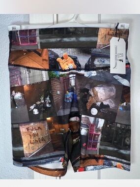 SMALl Fashion Brand Company F U Linda Yoga Shorts - Brand New
